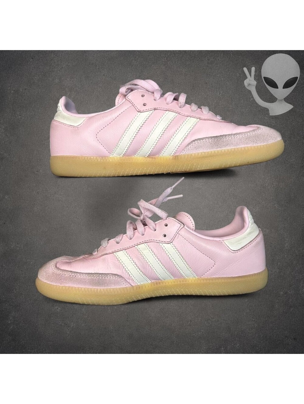 adidas Samba OG Pink White Gum Mens US 6.5 mens womens 8 - Picture 3 of 7